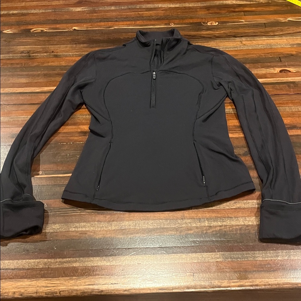 Lululemon Black Quarter-Zip size 4